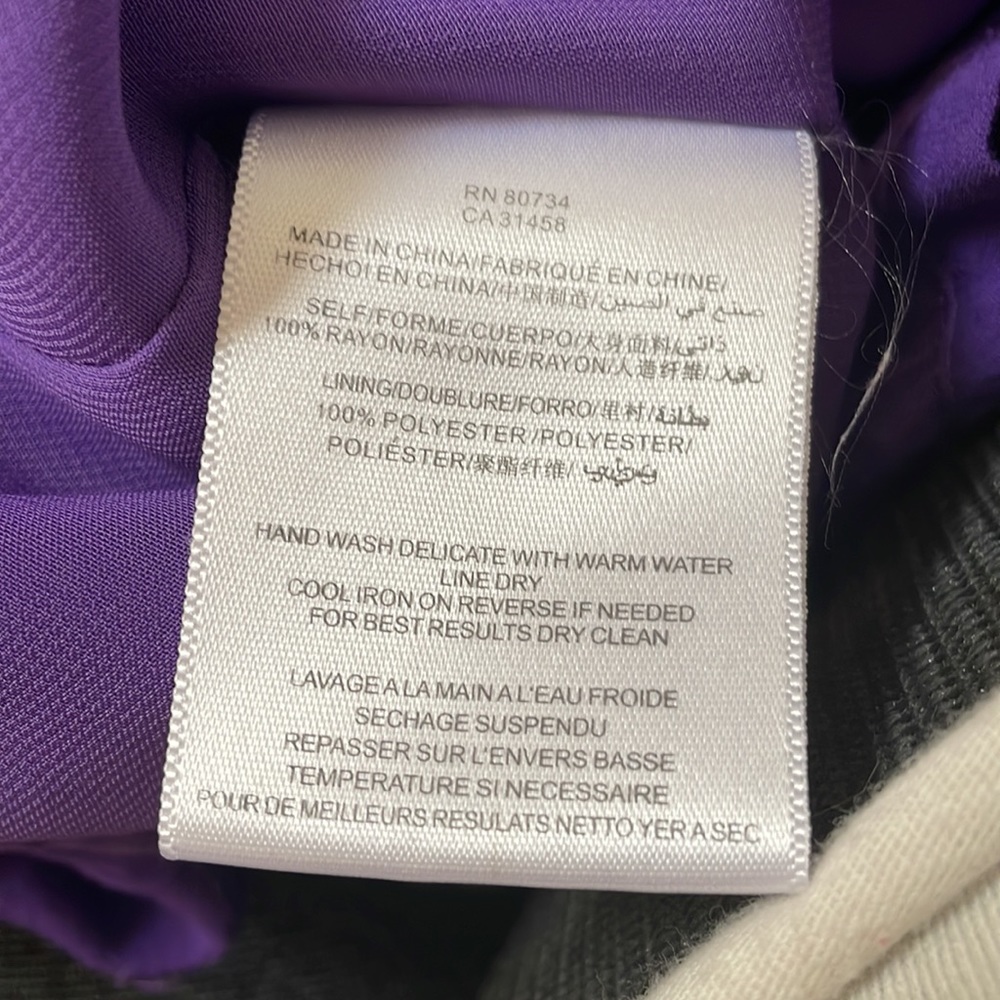 💜 BCBGeneration one shoulder cocktail dress / 2 / Excellent condition - Picture 16 of 16